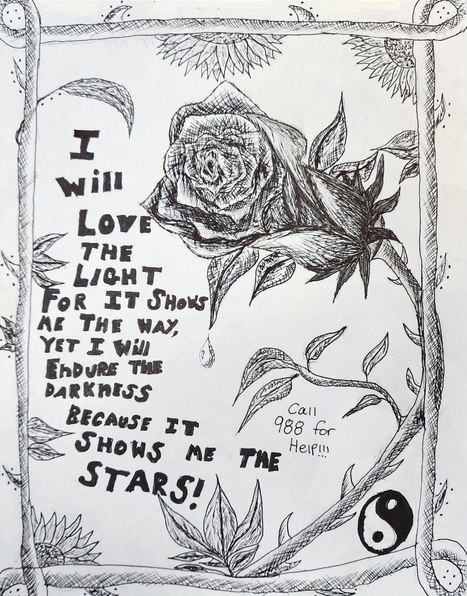 Third Annual Suicide Prevention Poster Contest Tuolumne County 