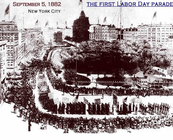 First Labor Day Parade