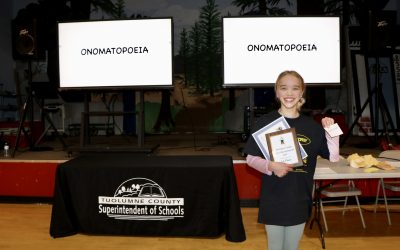 Local Students Excel in Tuolumne County Junior High Spelling Bee