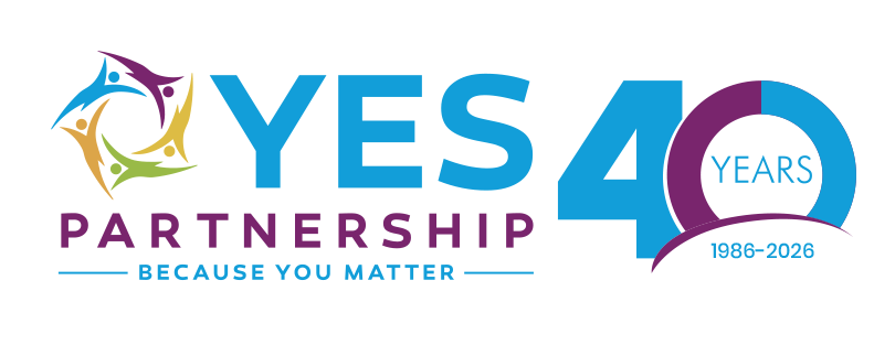 Yes! Partnership 40th anniversary logo
