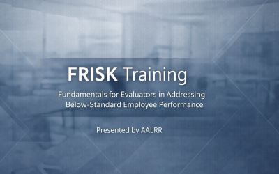 FRISK Training, Presented by Jacqueline Hang, Esq. Partner, AALRR